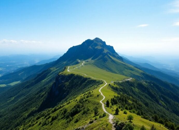 Møllehøj, der höchste Berg Dänemarks, umgeben von Natur.