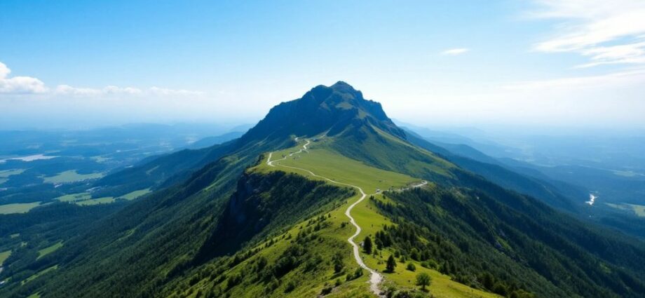 Møllehøj, der höchste Berg Dänemarks, umgeben von Natur.