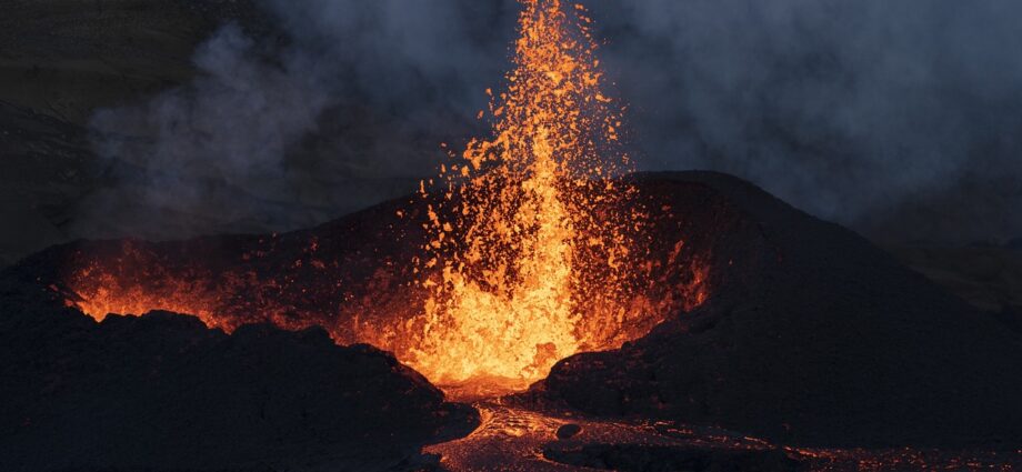 volcano, lava, iceland